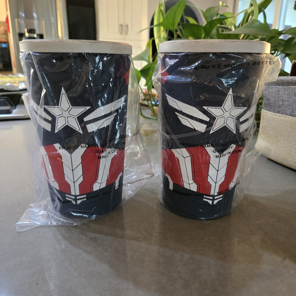 Captain America Themed Tumblers